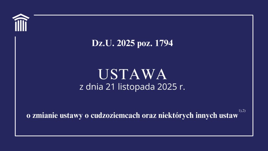 Analiza Ustawy z dnia 21 listopada 2025 r. o zmianie ustawy o cudzoziemcach oraz niektórych innych ustaw 2 Napisalismy ponad 1000 odwolan od negatywnych decyzji dotyczacych udzielenia ochrony miedzynarodowej Witryna internetowa 12